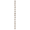 Rhodium with Clear Rhinestone Studded Round Beads, 6mm by Bead Landing™